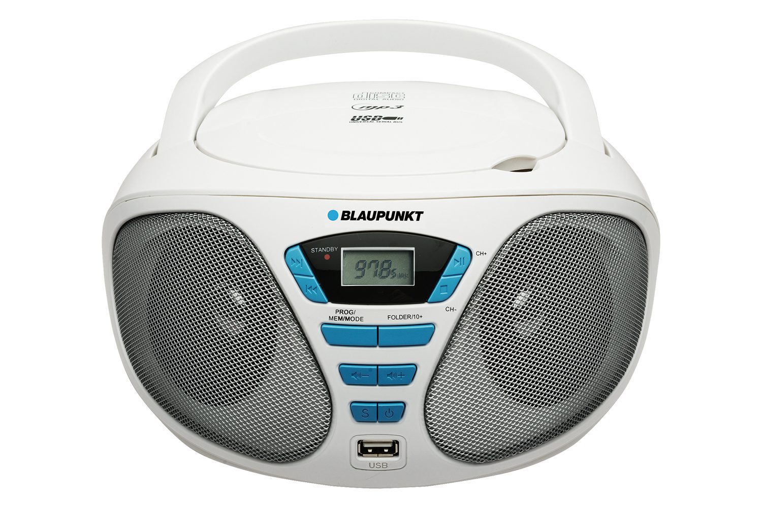 Portable CD/MP3/DAB & Cassette Player with USB and PLL FM radio