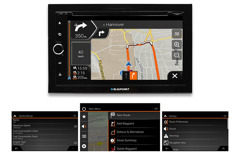 Blaupunkt Copenhagen 700 DAB Radio 2Din CarPlay Android Auto GPS