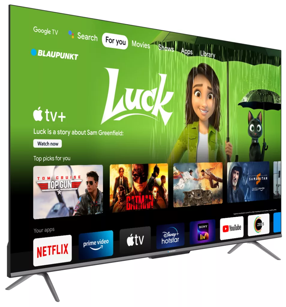 Blaupunkt 139 cm (55 inch) QLED Ultra HD (4K) Smart Google TV (55QD7020) -  Blaupunkt
